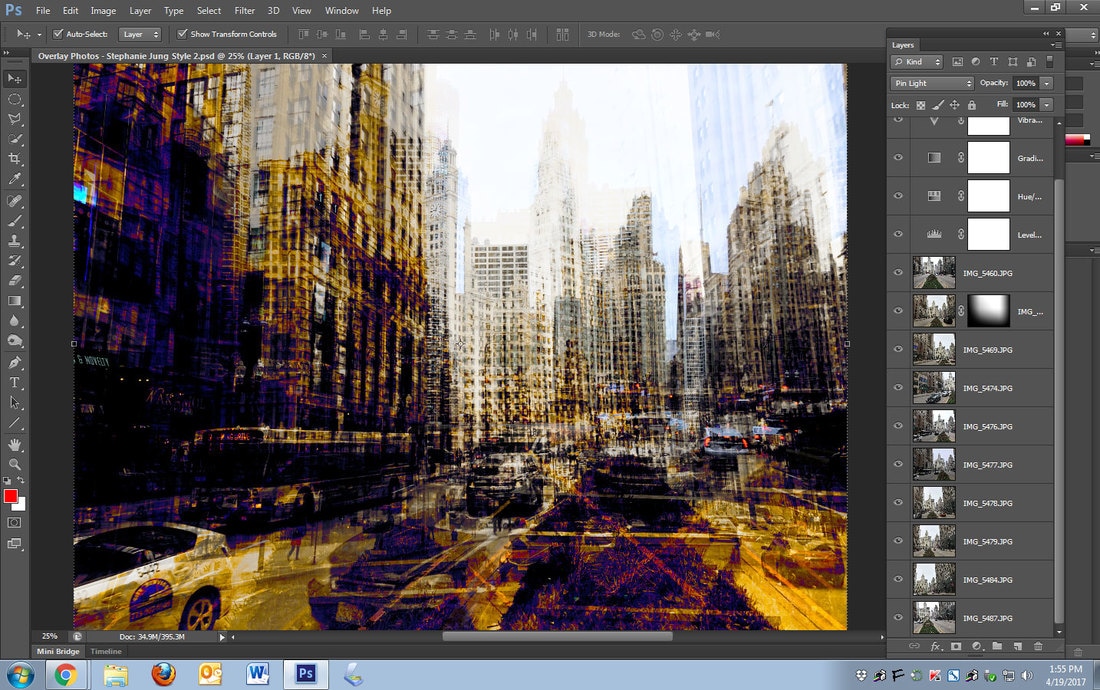 overlay multiple images online